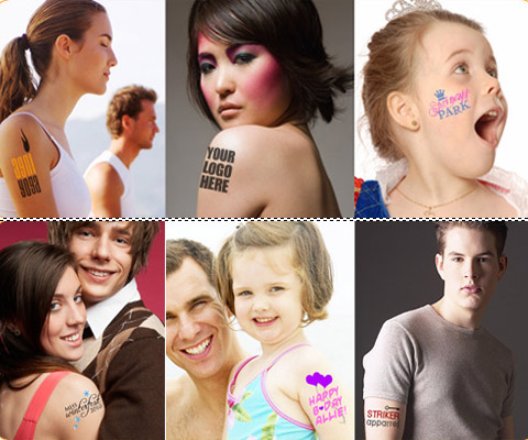 Custom Temporary Tattoos